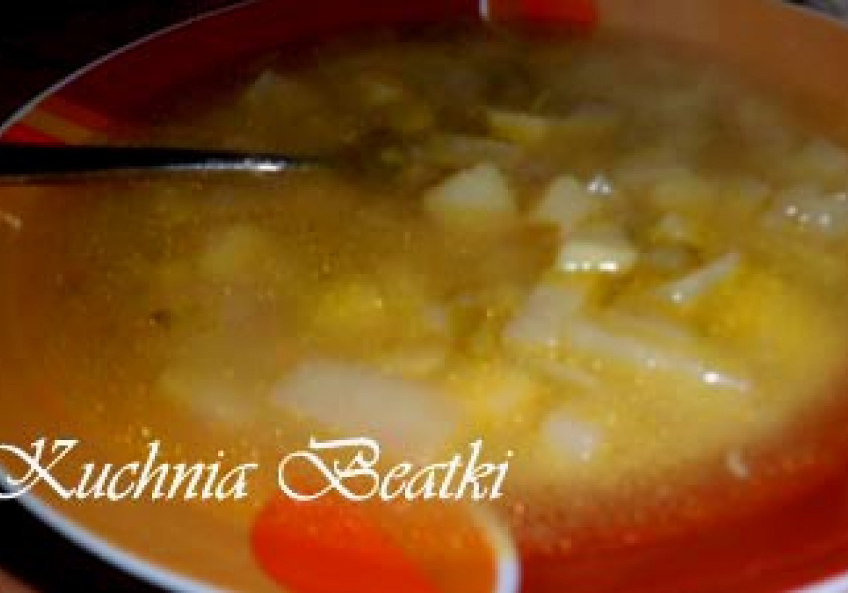 Oberiba, czyli zupa z kalarepy foto