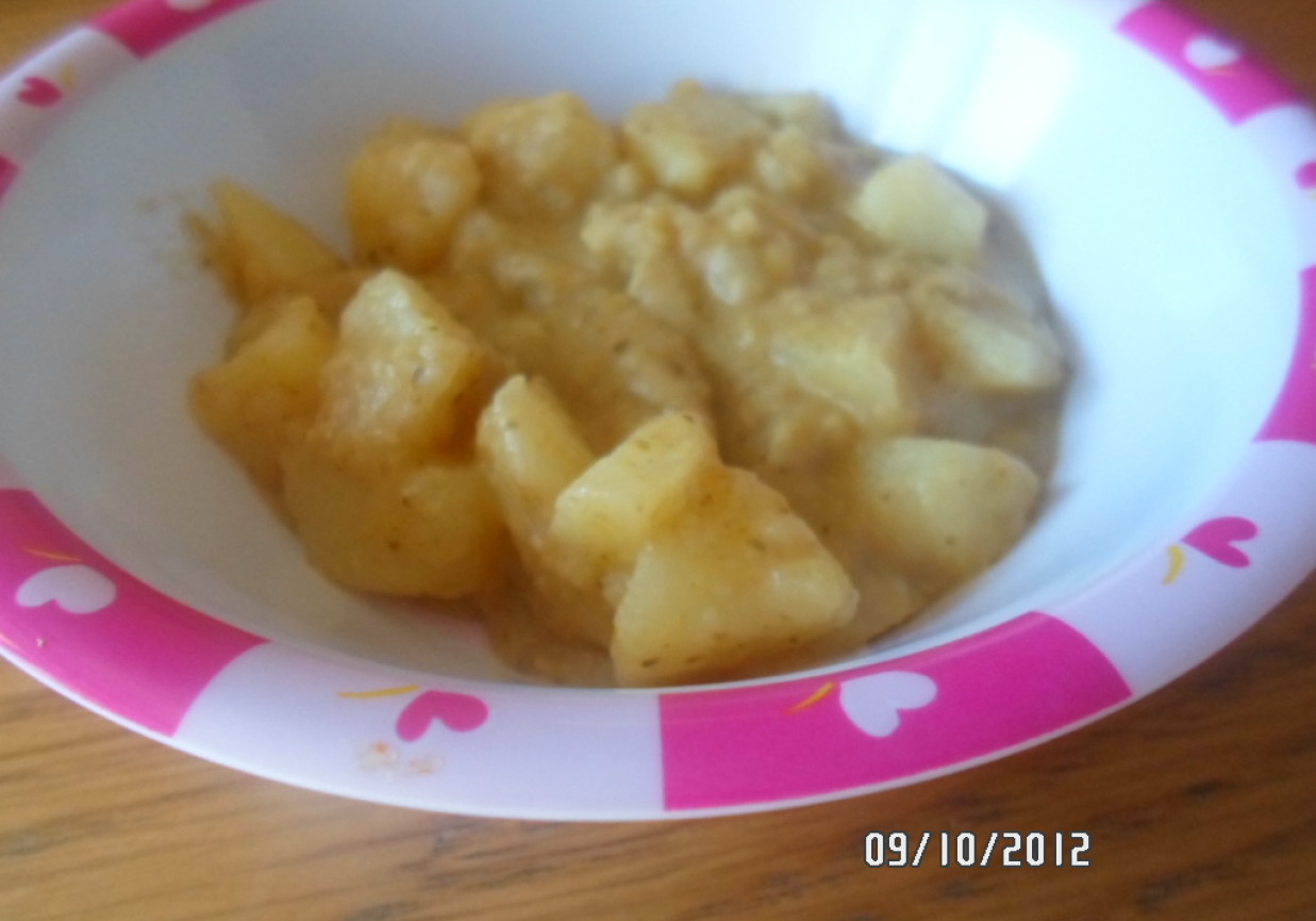 Obiad dla niemowlaka: Ziemniaki zapiekane w sosie brokułowo serowym foto