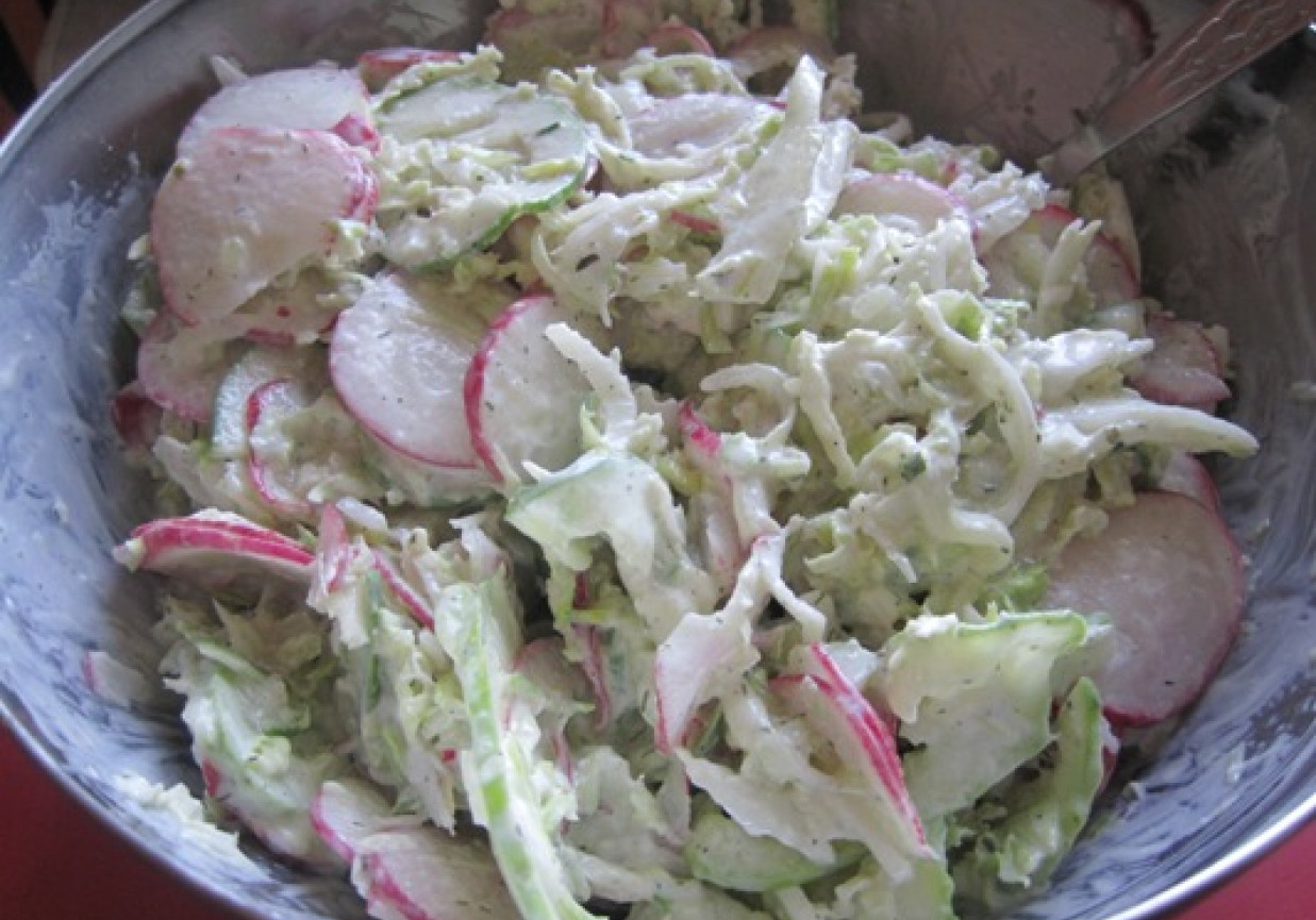 Obiadowa surówka warzywna foto