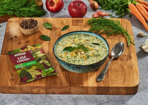 Fotografia przedstawiająca Zupa koperkowa na maślance, DS XXIV, odc. 13