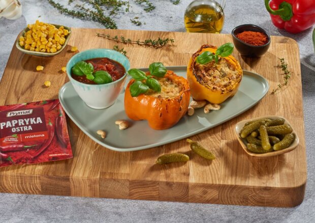 Fotografia przedstawiająca Faszerowane papryki w meksykańskim stylu, DS XXIV, odc. 7