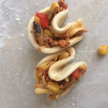 Krok 3 - odrywane mini tacos foto