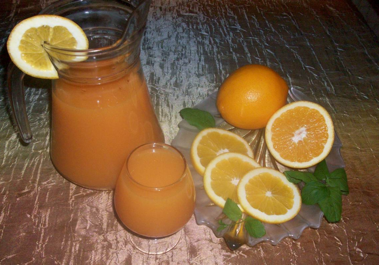 Odżywczy napój  pomarańczowy foto