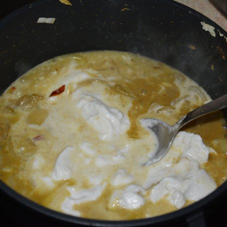 Krok 3 - Ogniste zielone curry z dorszem foto