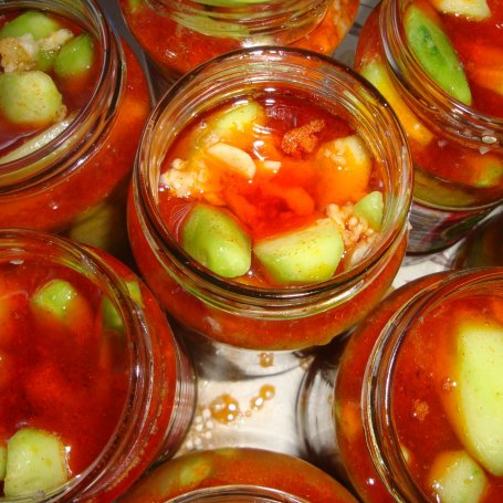 Krok 6 - Ogórki chili foto