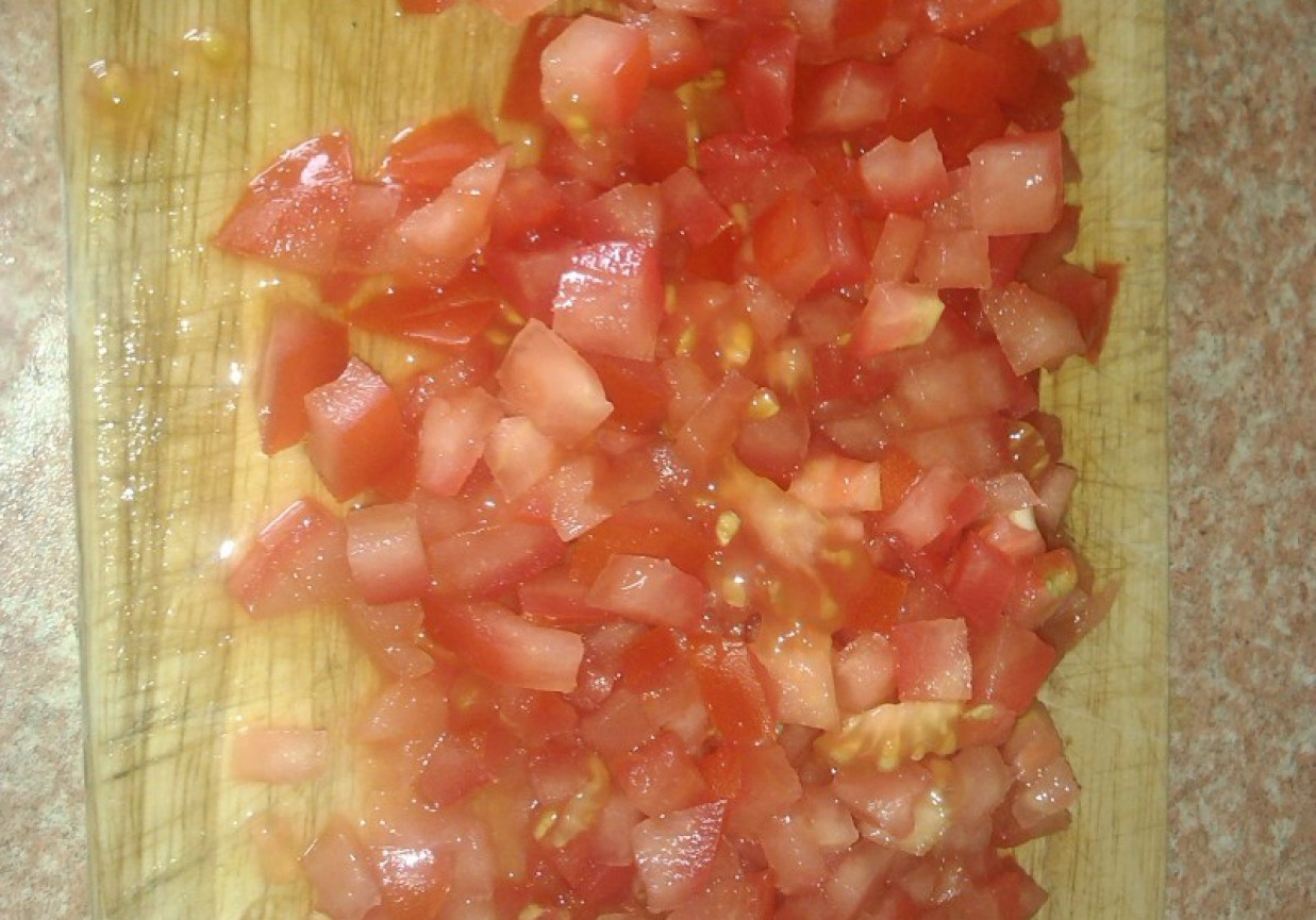 Ogórki i pomidory w tzatzikach foto