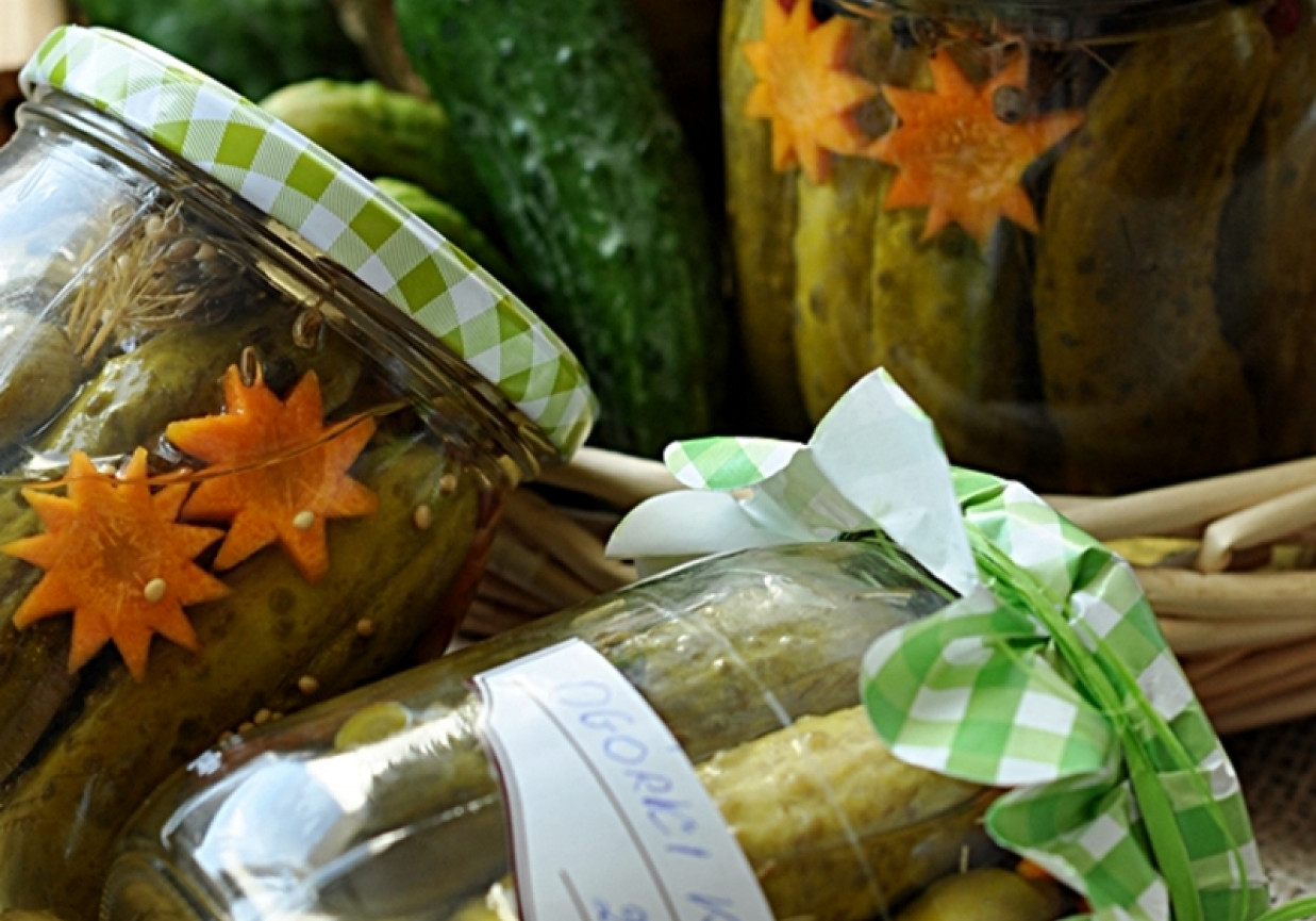 Ogórki konserwowe na zimę foto