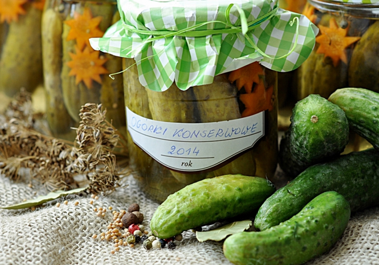 Ogórki konserwowe na zimę foto