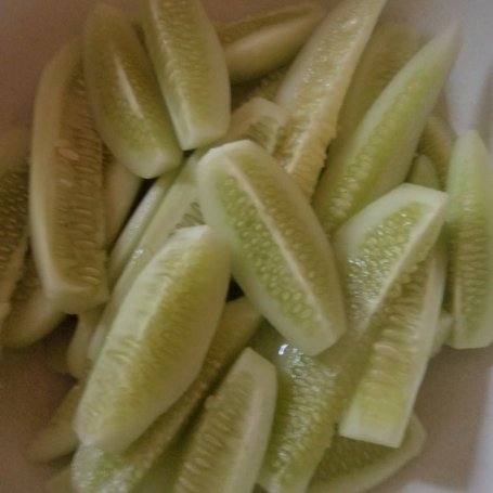 Krok 1 - Ogórki w musztardzie i miodzie foto