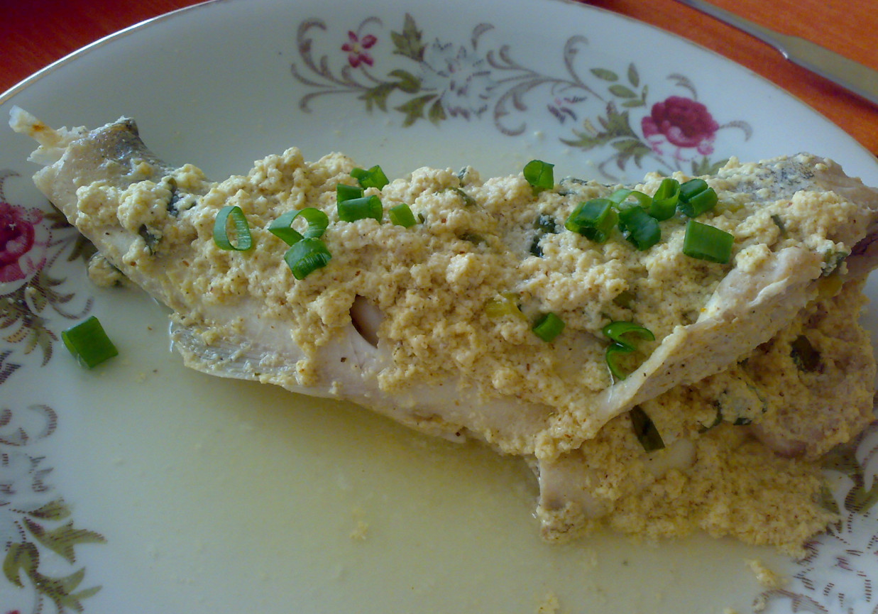 okoń w sosie jogurtowym foto