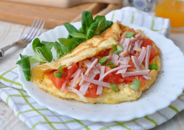 Fotografia przedstawiająca omlet bez mąki