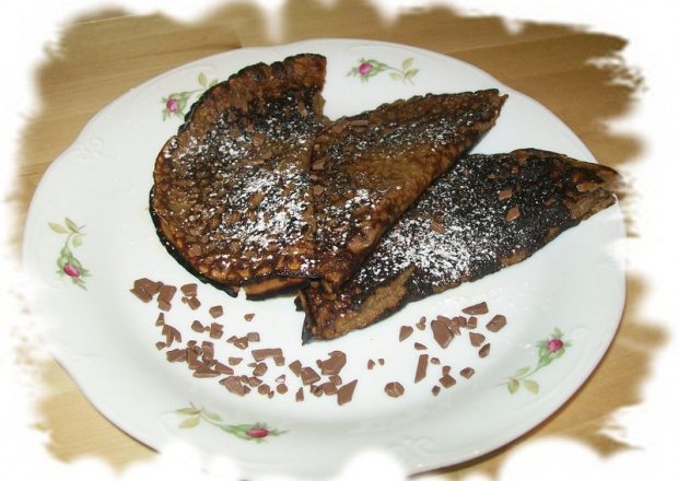 Fotografia przedstawiająca Omlet czekoladowy