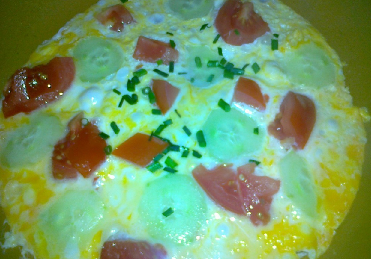 Omlet dietetyczny z warzywkami foto