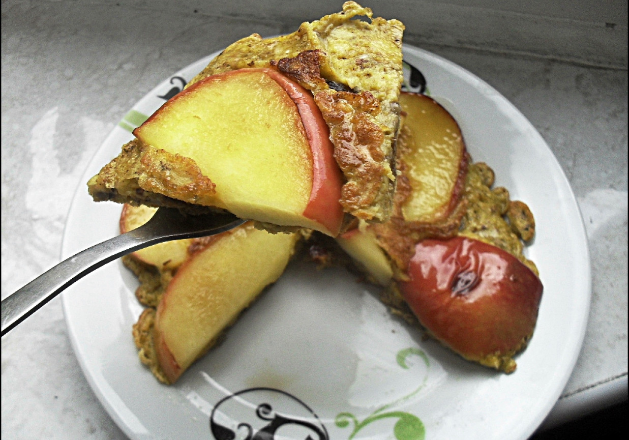 Omlet jabłkowy foto