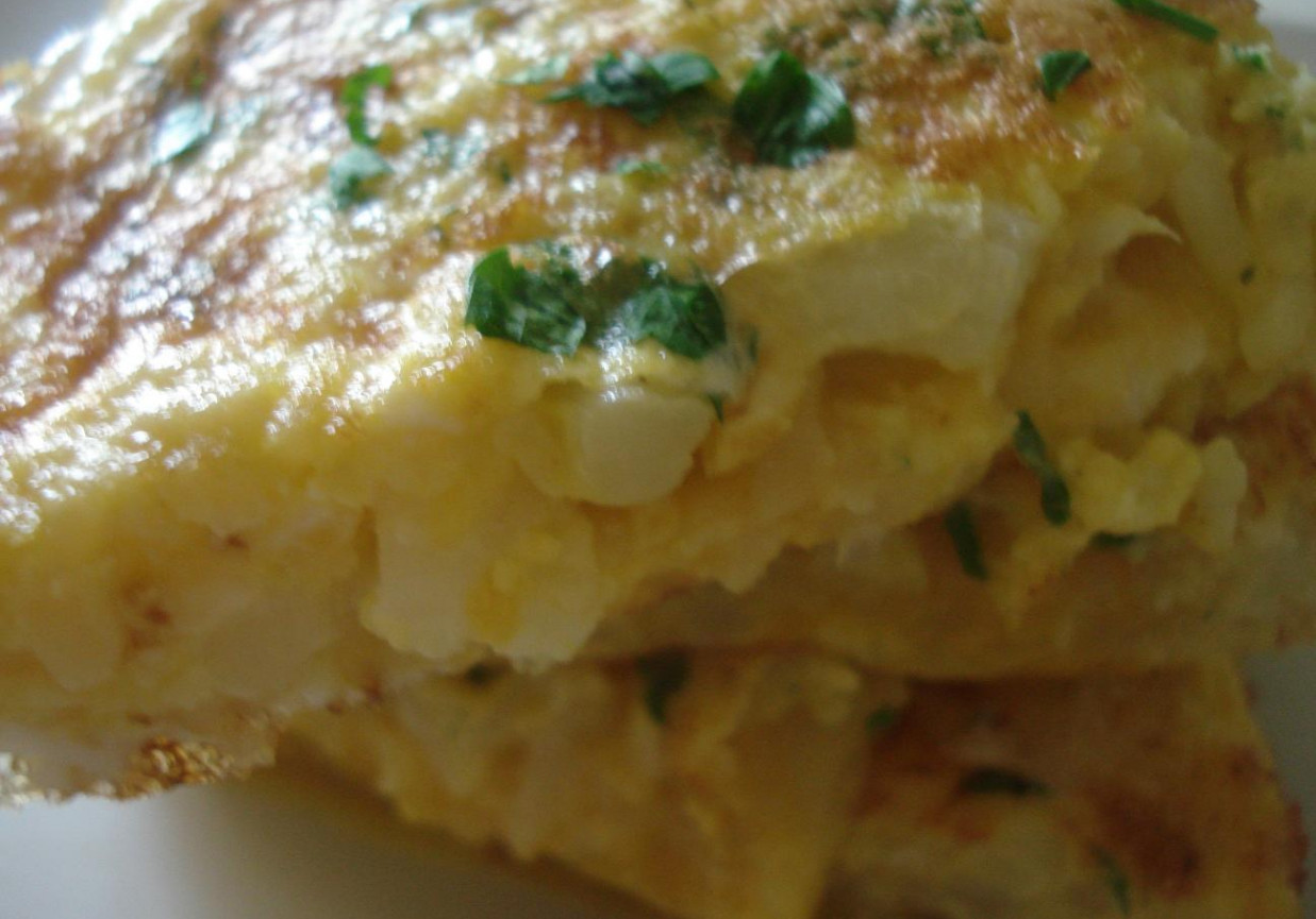 Omlet kalafiorowy foto