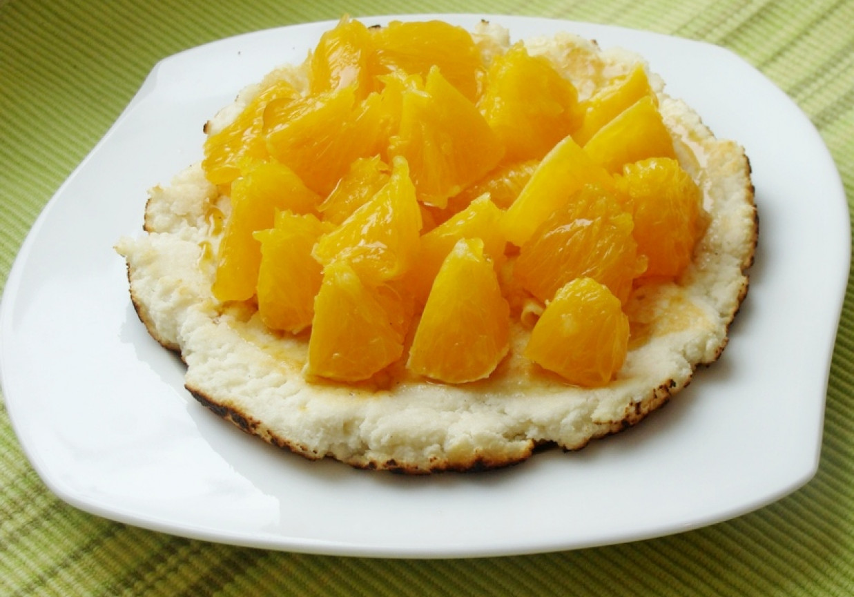 Omlet kokosowy z pomarańczą foto