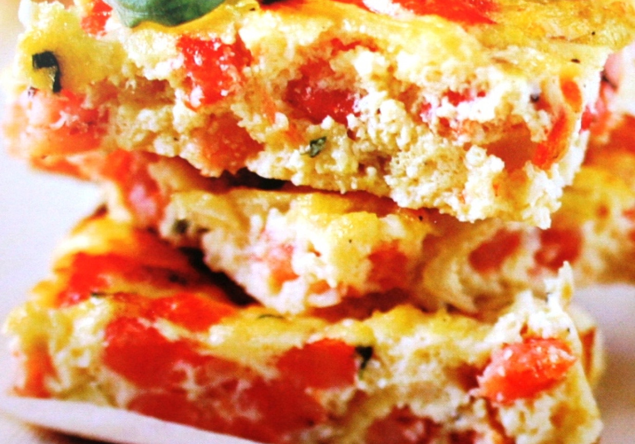omlet krewetkowy foto