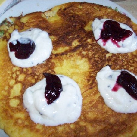 Krok 3 - omlet na słodko foto