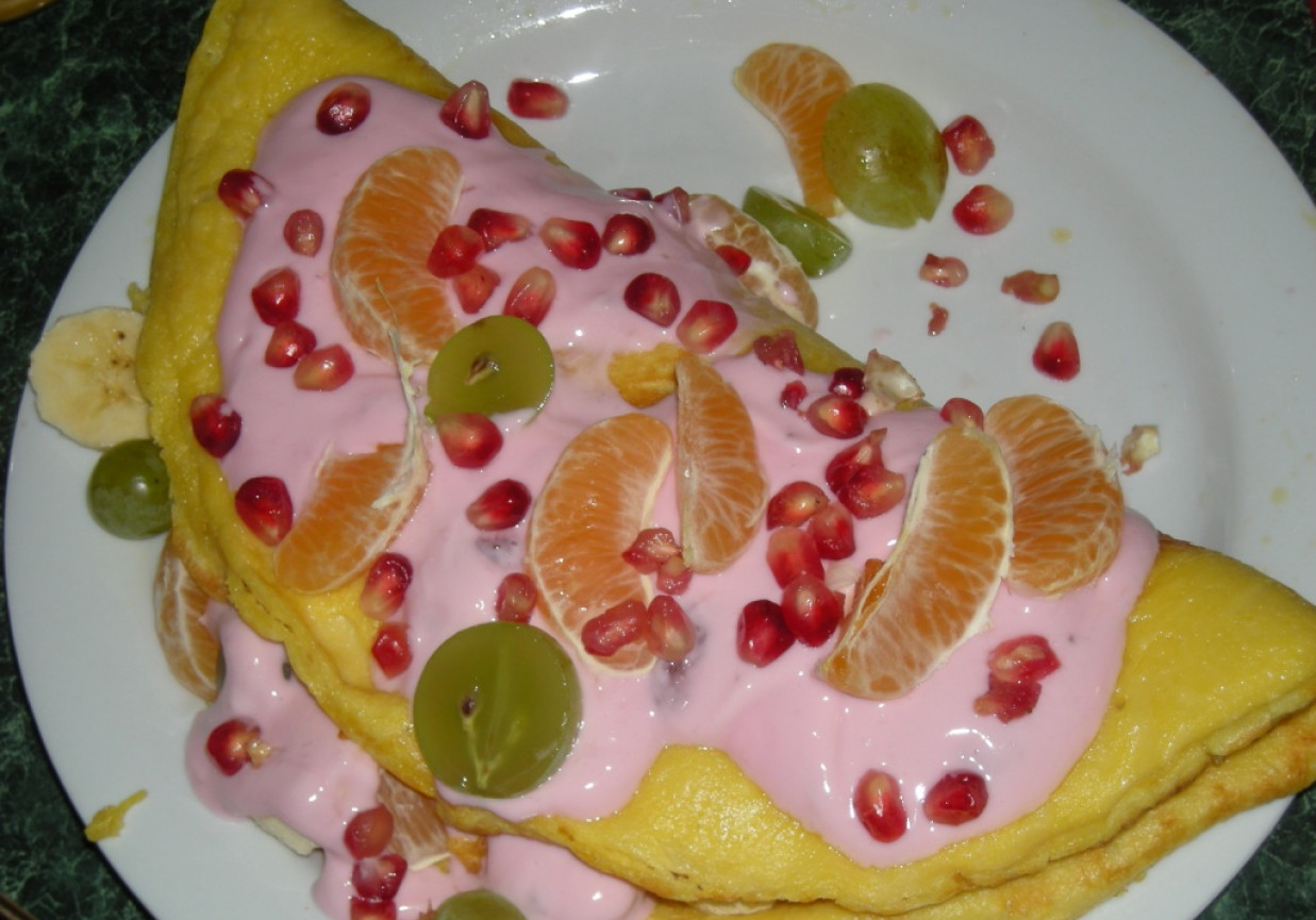 omlet owocowy foto
