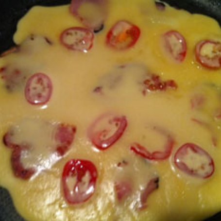 Krok 3 - omlet pomidorowo-mięsny foto