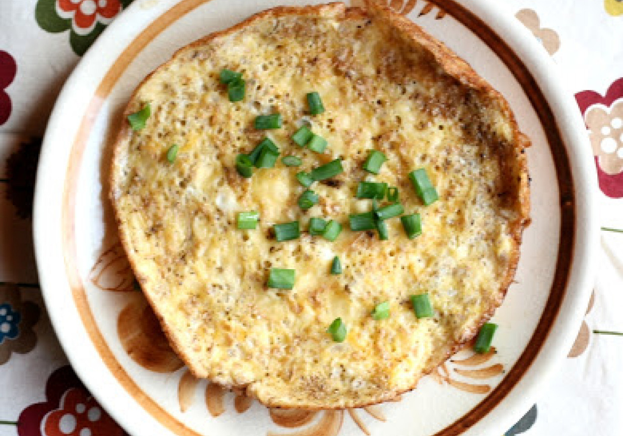 omlet serowy z otrębami foto