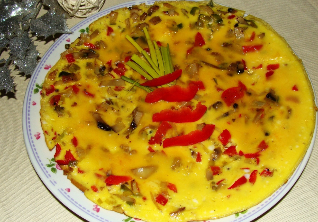 Omlet warzywny foto