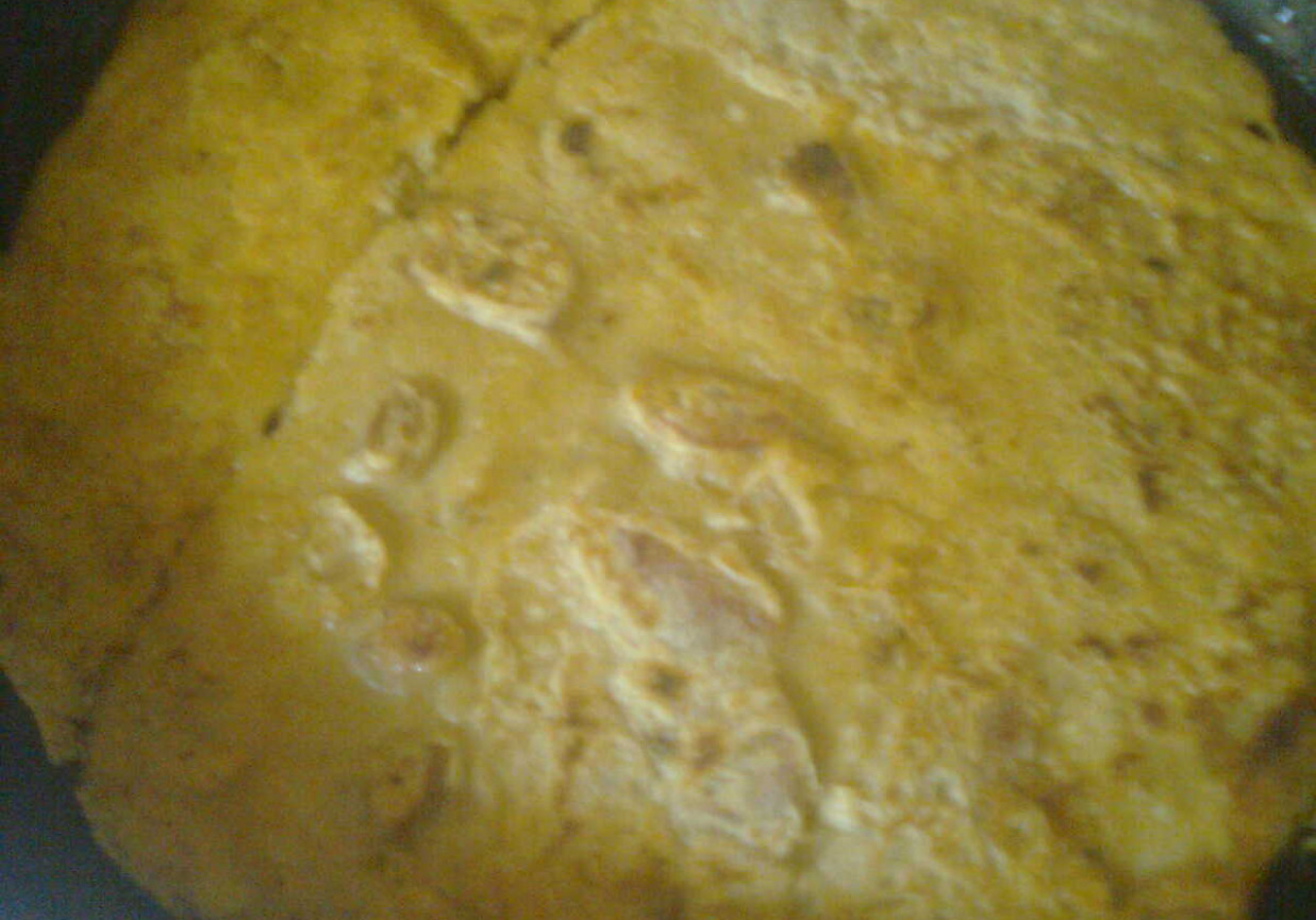 omlet z boczkiem foto