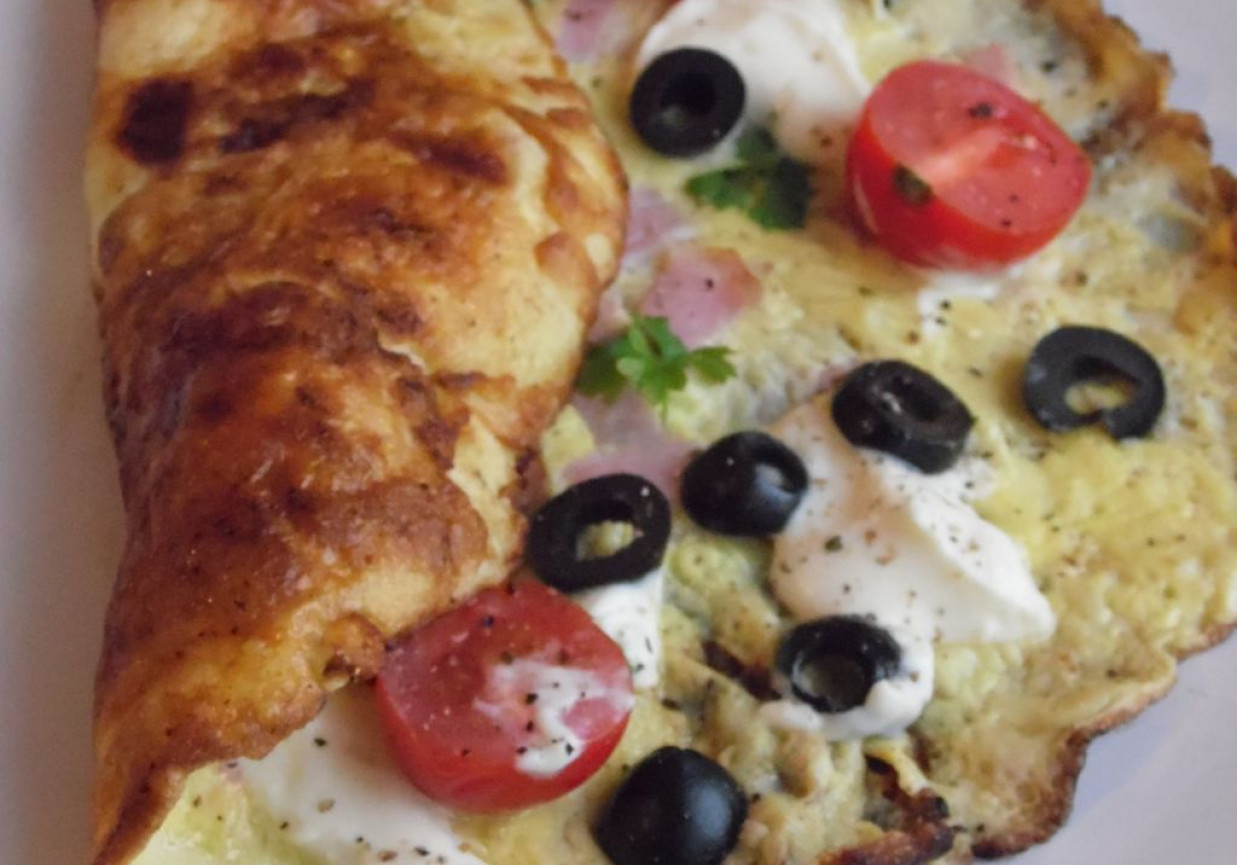 Omlet z bryndzą foto