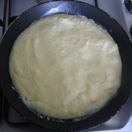 Krok 4 - Omlet z cukrem pudrem foto