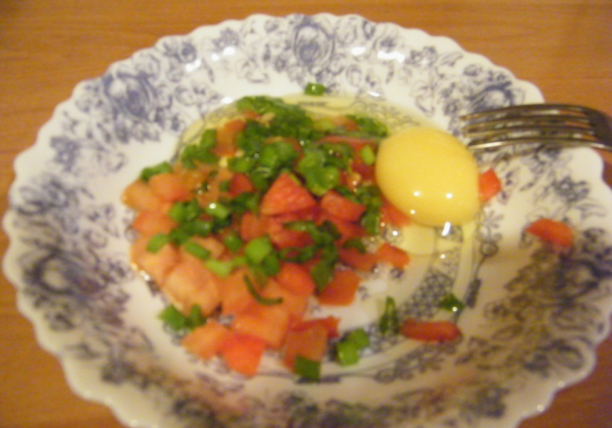 omlet z dwóch jaj foto