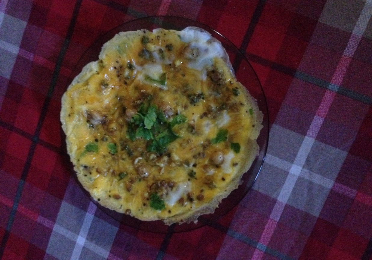 Omlet z kiełkami foto