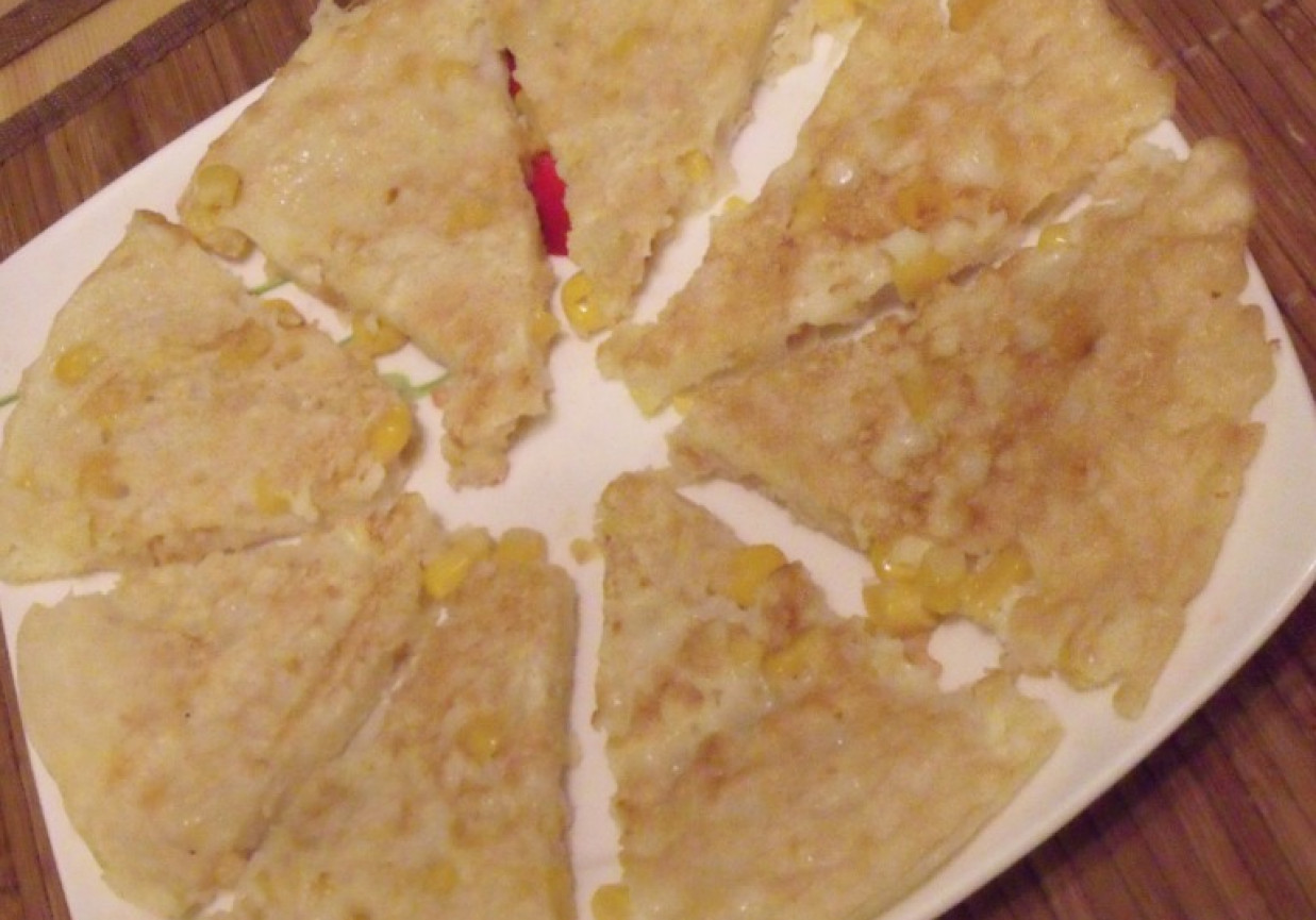 Omlet z kukurydzą foto