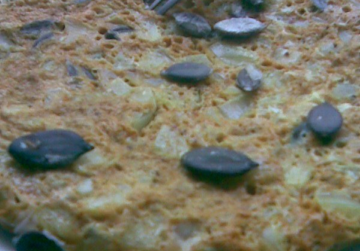 omlet z pestkami (dobrze wysmażony) foto