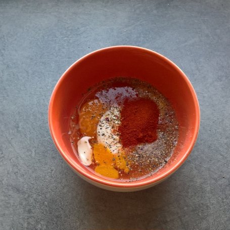 Krok 3 - Omlet z pieczarkami i papryką foto
