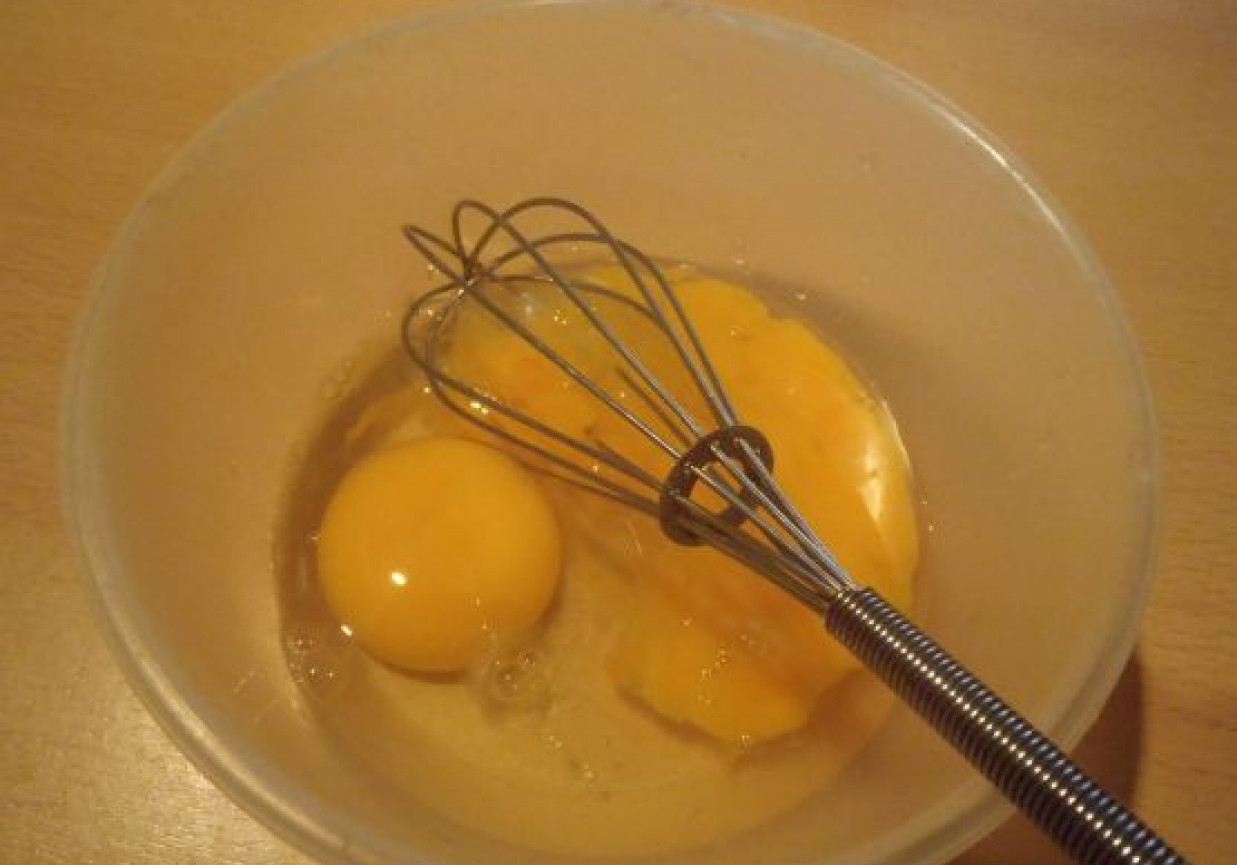 Omlet z pieczarkami i serem gorgonzolla foto