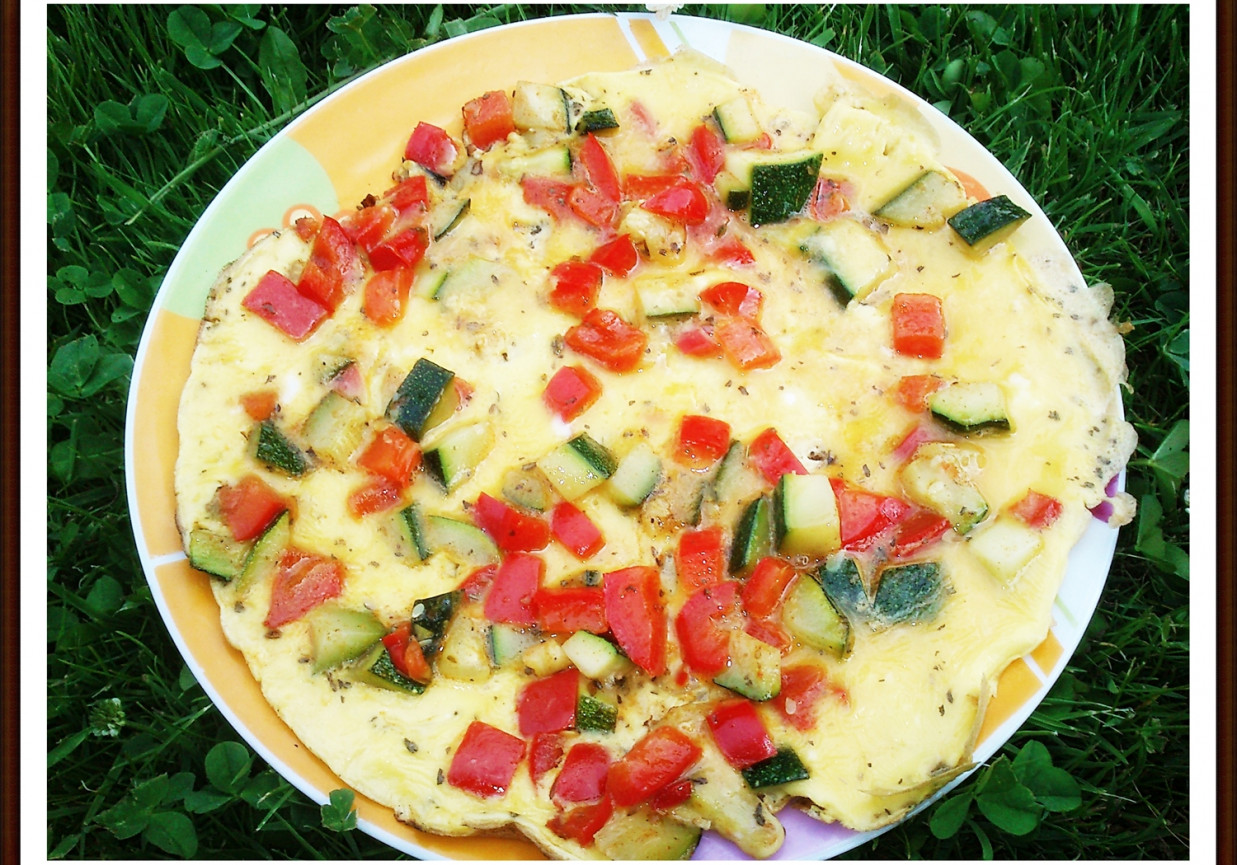 Omlet z warzywami dla tych co na diecie foto