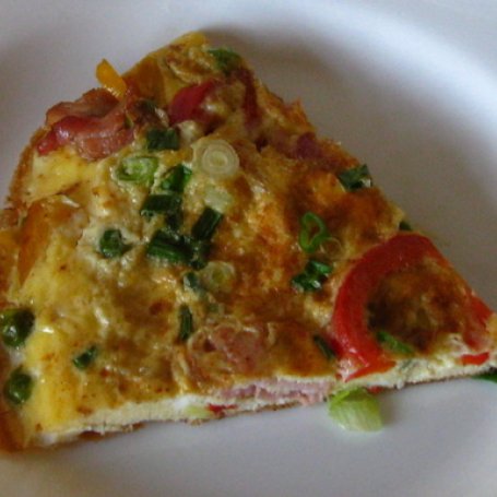 Krok 3 - Omlet z warzywami i boczkiem foto