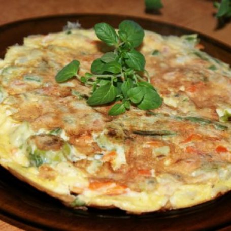 Krok 7 - omlet z warzywami foto