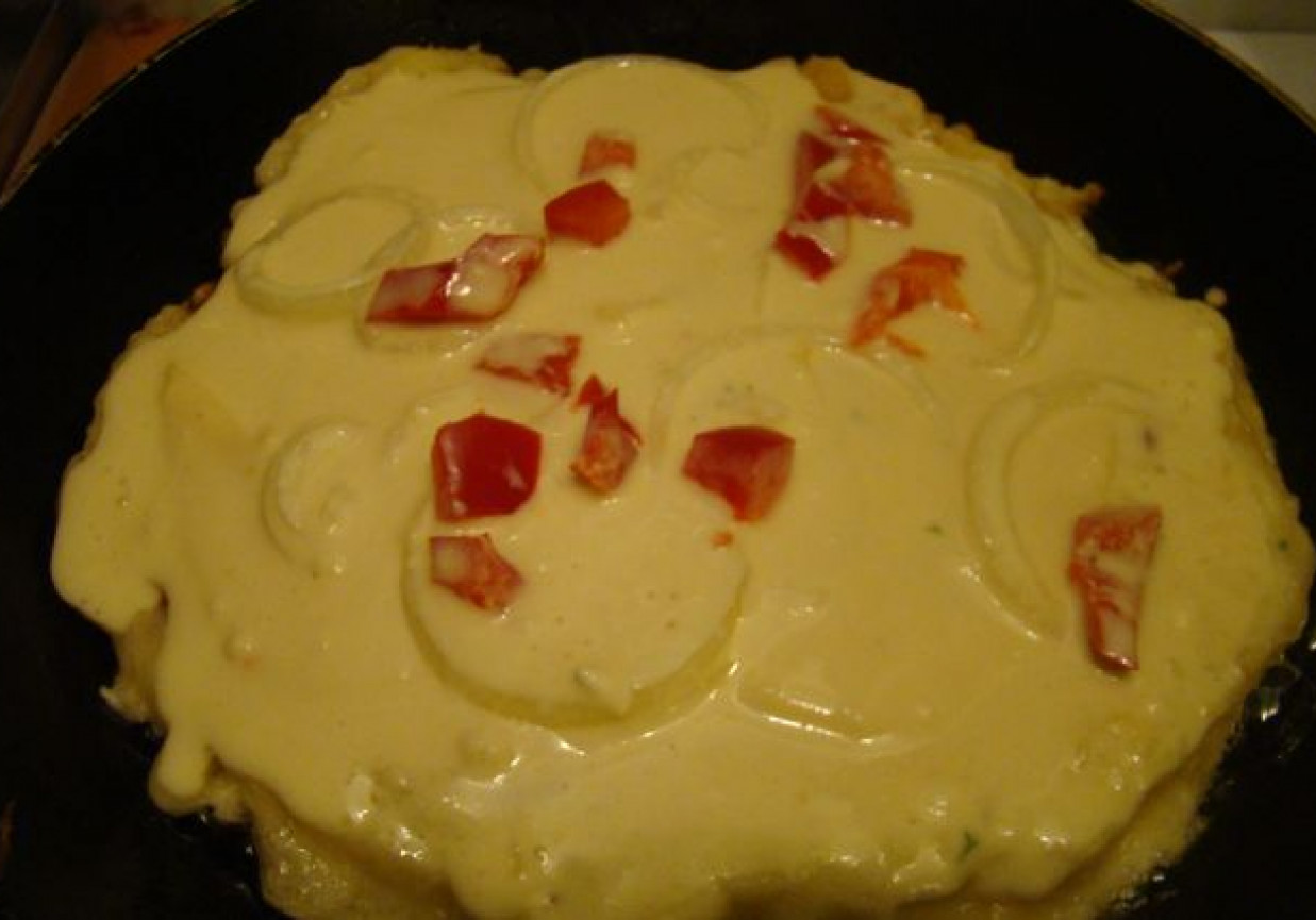 Omlet z warzywami foto