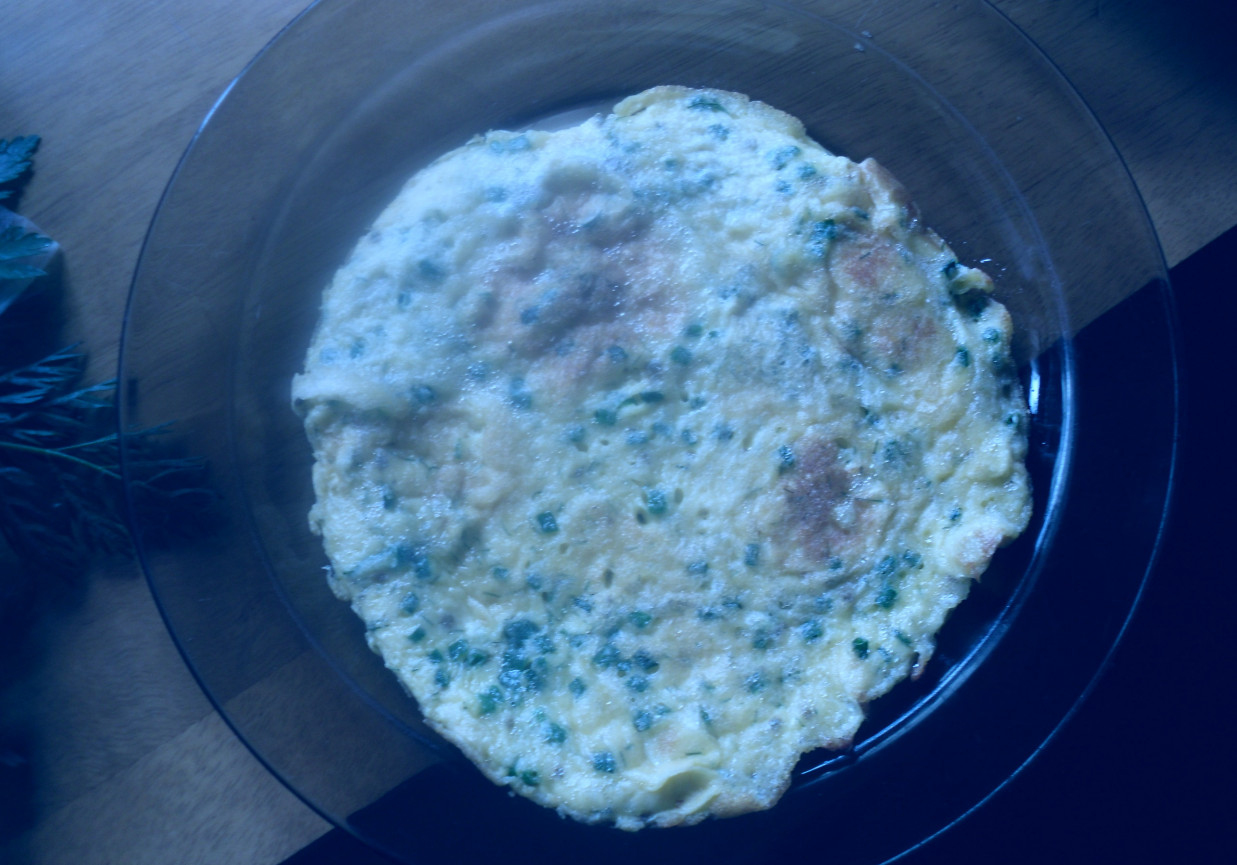 Omlet z zieleninką foto