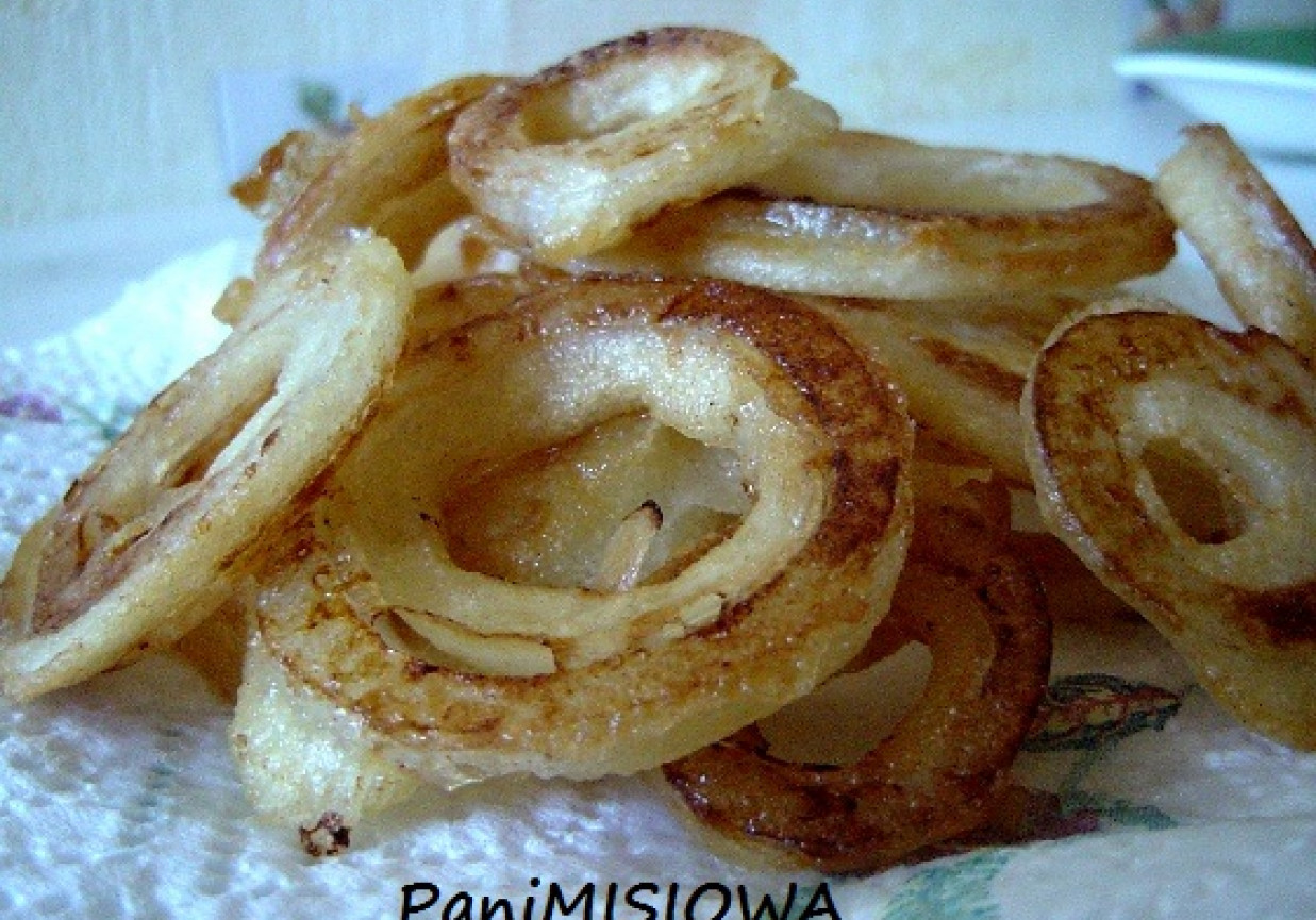 Onion Rings, czyli krążki cebulowe w cieście foto
