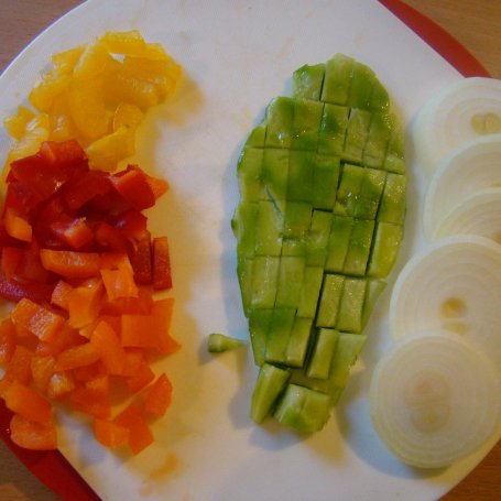 Krok 1 - Opuncja z warzywami i jajkiem sadzonym foto