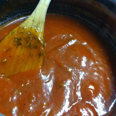 Krok 2 - Orecchiette z sosem paprykowo-pomidorowym foto