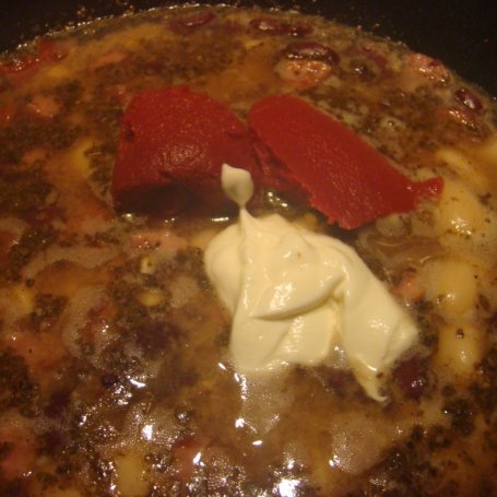 Krok 8 - Ostra zupa fasolowa foto