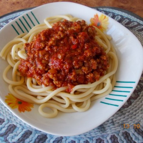 Krok 4 - Ostre spaghetti. foto