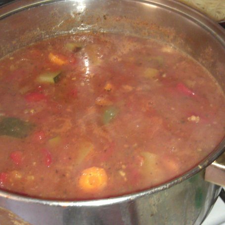 Krok 3 - ostry sos pomidorowy na zimę foto