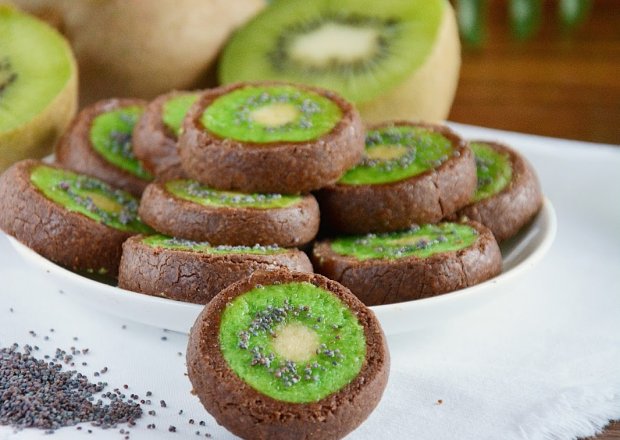Fotografia przedstawiająca Owoc Kiwi – ciasteczka dla dzieci
