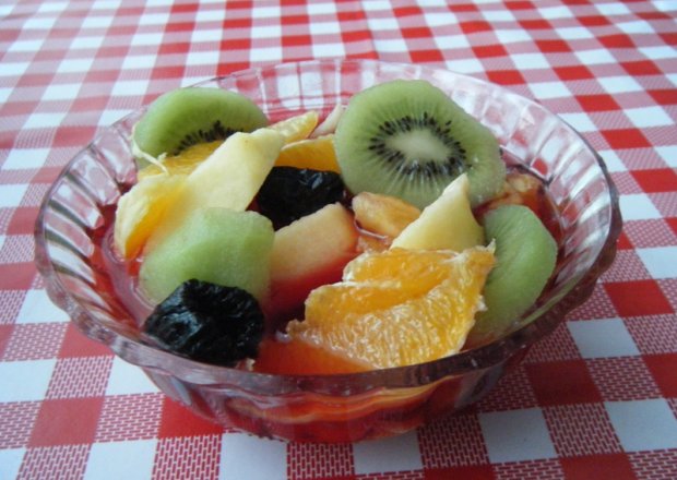 Fotografia przedstawiająca Owoce w galaretce