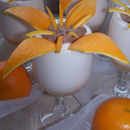 Krok 6 - Owocowe orzeźwienie, czyli deser pomarańczowo-grejpfrutowy :) foto