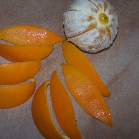Krok 1 - Owocowe orzeźwienie, czyli deser pomarańczowo-grejpfrutowy :) foto
